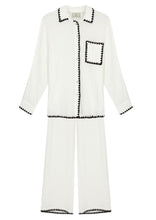 Görseli Galeri görüntüleyiciye yükleyin, Say Natural Set White / Long Shirt