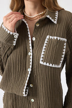 Görseli Galeri görüntüleyiciye yükleyin, Say Calm Set Khaki / Long Shirt