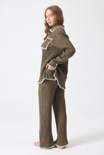 Görseli Galeri görüntüleyiciye yükleyin, Say Natural Set Khaki / Long Shirt