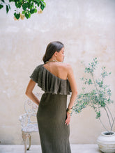 Görseli Galeri görüntüleyiciye yükleyin, Say Halo Dress Khaki