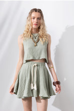 Görseli Galeri görüntüleyiciye yükleyin, Say Hello Skirt Mint Green