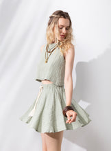Görseli Galeri görüntüleyiciye yükleyin, Say Hello Skirt Mint Green