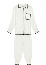 Görseli Galeri görüntüleyiciye yükleyin, Say Calm Set White / Long Shirt
