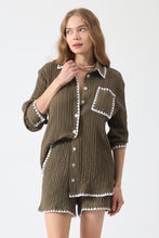 Görseli Galeri görüntüleyiciye yükleyin, Say Pure Set Khaki / Long Shirt
