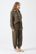 Görseli Galeri görüntüleyiciye yükleyin, Say Calm Set Khaki / Long Shirt
