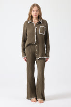 Görseli Galeri görüntüleyiciye yükleyin, Say Natural Set Khaki / Long Shirt

