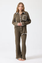 Görseli Galeri görüntüleyiciye yükleyin, Say Natural Set Khaki / Long Shirt
