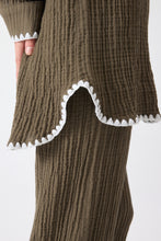 Görseli Galeri görüntüleyiciye yükleyin, Say Natural Set Khaki / Long Shirt
