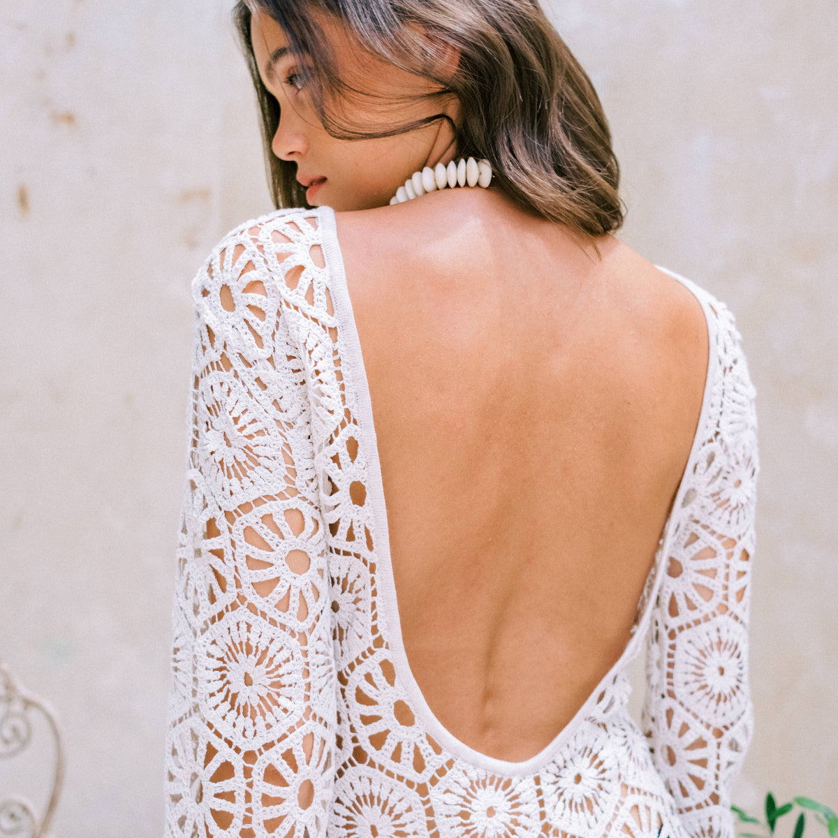 Say Muse Dress Ecru – Say Peace
