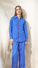 Görseli Galeri görüntüleyiciye yükleyin, Say Cosy Set White and Blue Stripe
