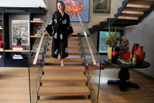 Görseli Galeri görüntüleyiciye yükleyin, Say Leaf Caftan Black

