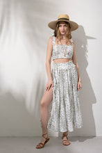 Görseli Galeri görüntüleyiciye yükleyin, Say Joy Skirt Green&amp;White Pattern
