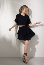 Görseli Galeri görüntüleyiciye yükleyin, Say Be Happy Skirt Black
