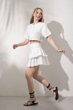 Görseli Galeri görüntüleyiciye yükleyin, Say Be Happy Skirt White
