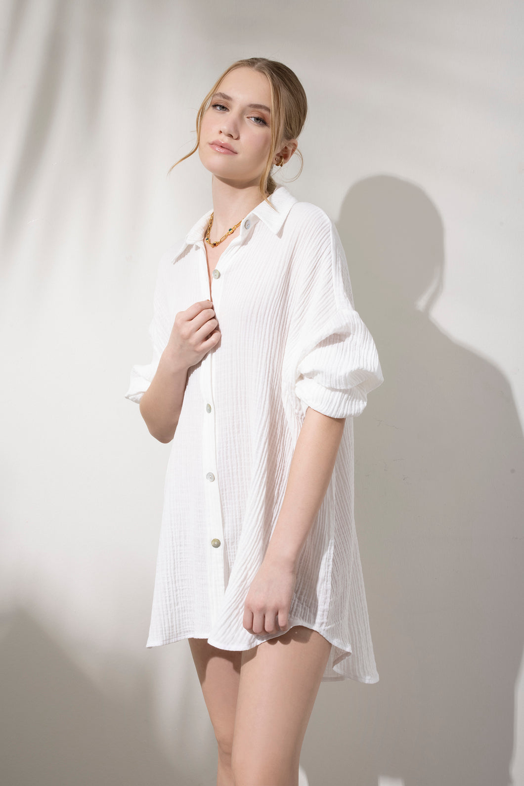 Say Stay Cool Shirt White
