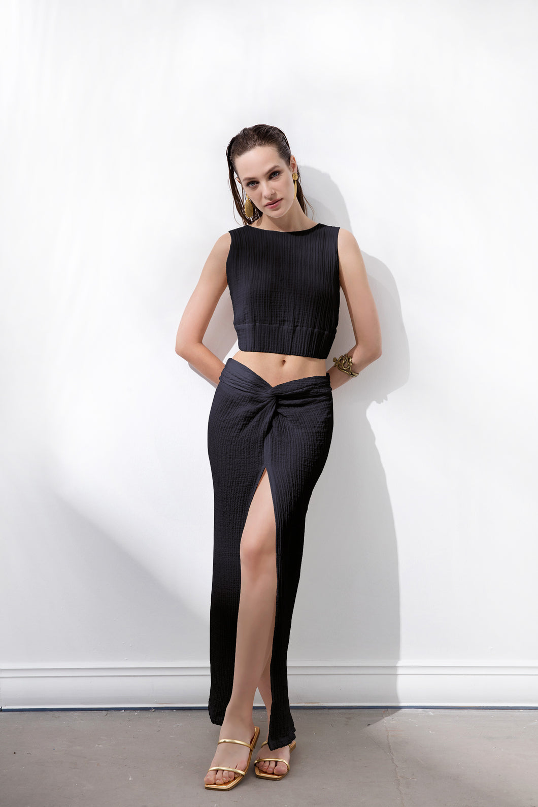 Say Casual Top Siyah