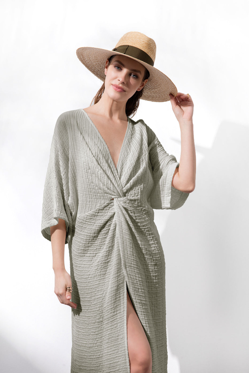 Say Saint Tropez Beach Dress Mint Green