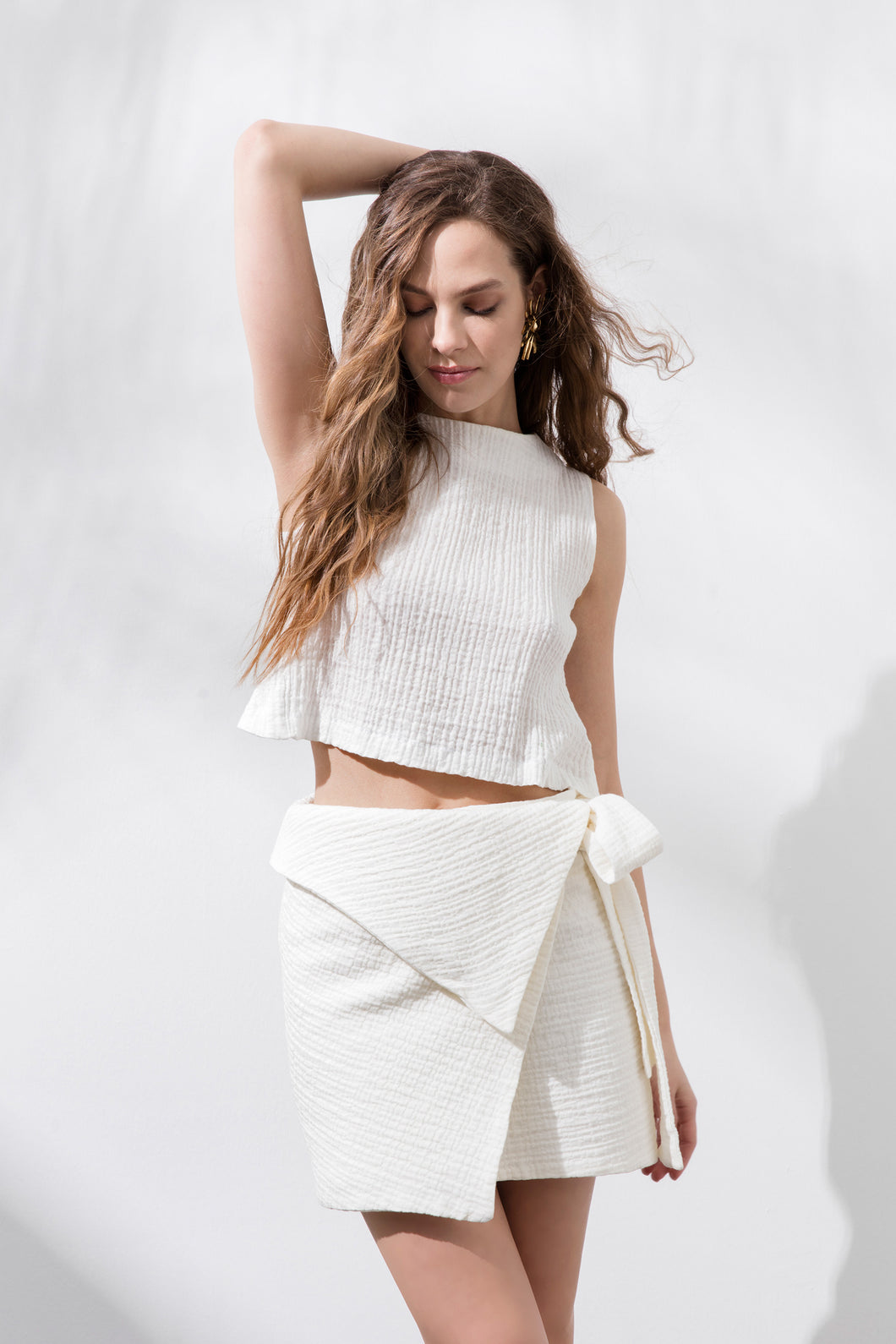 Say Soft Skirt White