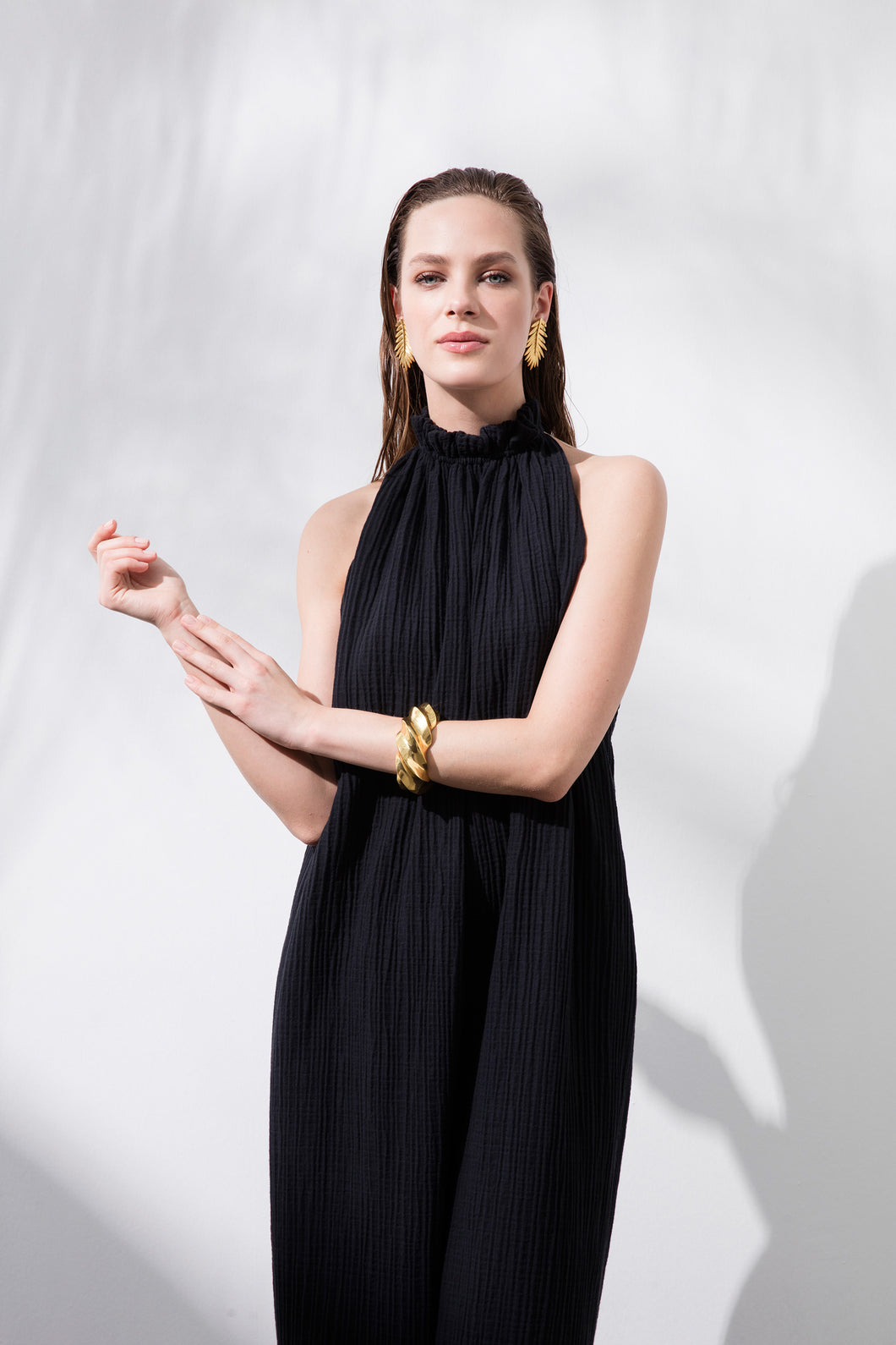 Say Get in Line Dress Black
